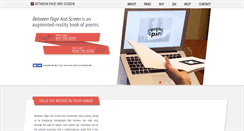 Desktop Screenshot of betweenpageandscreen.com